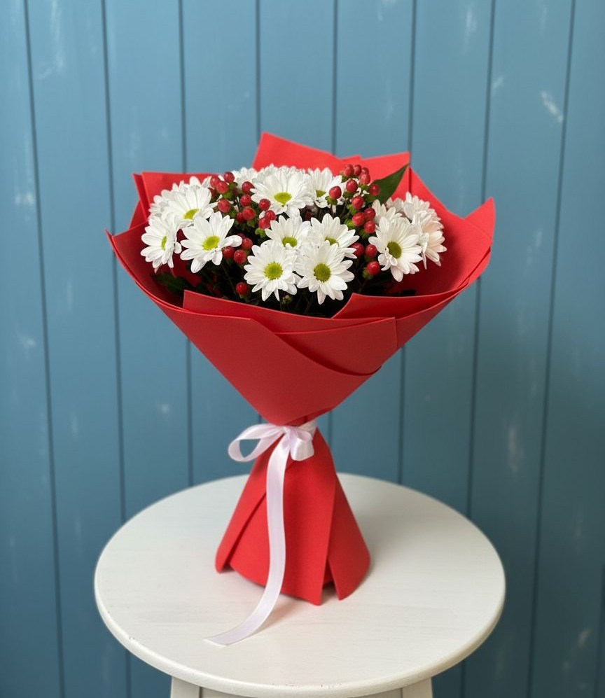 Букет цветов из: Хризантемы в Чайковском