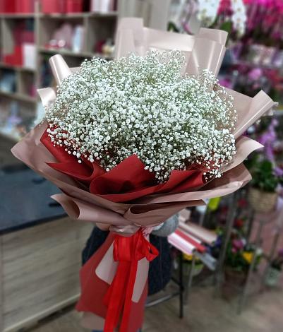 Букет цветов из: Гипсофила в Чайковском
