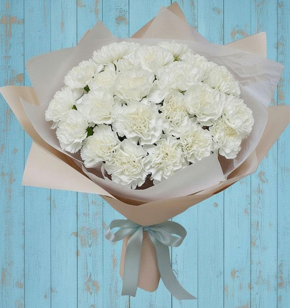 Букет цветов из: Гвоздики в Чайковском