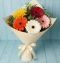 Букет цветов из:  Герберы в Чайковском