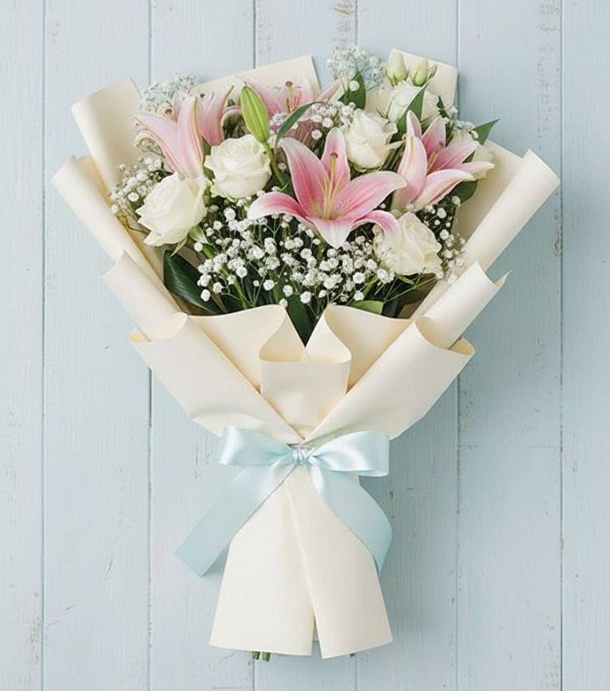 Букет цветов из: Лилии в Чайковском