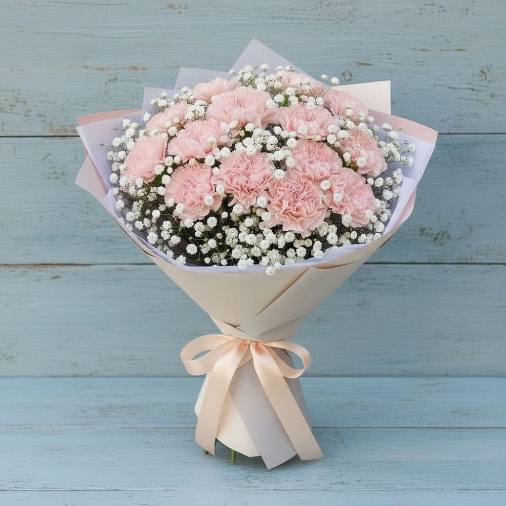 Букет цветов из: Гвоздики в Чайковском