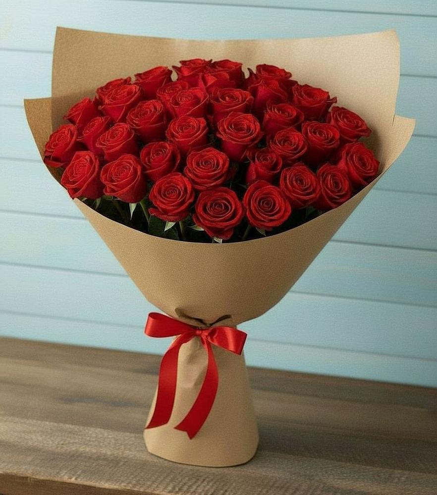 Букет Красные розы Милано в Чайковском