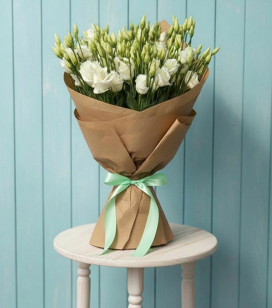 Букет цветов из: Лизиантусы в Чайковском