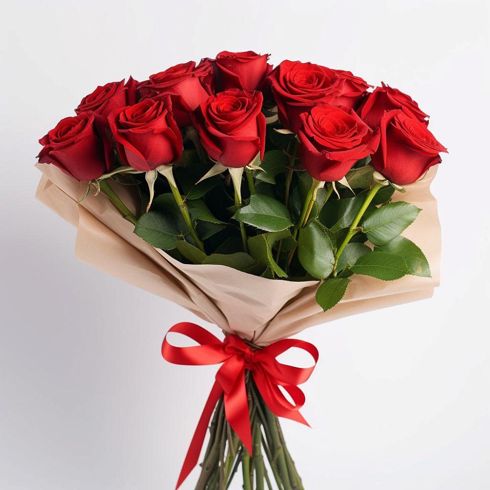Букет 11 Красных роз Эдлесс Лав в Чайковском
